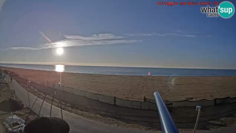 The beach Livecam Villaggio Mare Blu Bibione Pineda – Italy