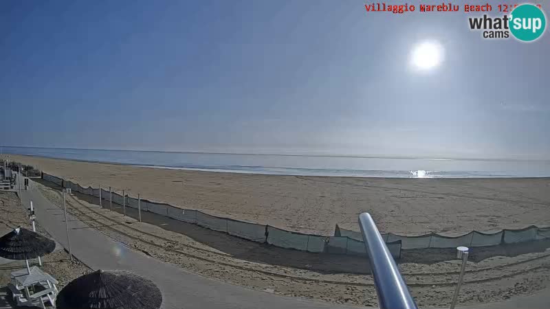 Der Strand Villaggio Mare Blu webcam Bibione Pineda – Italien