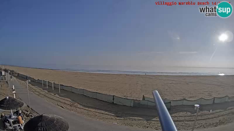 The beach Livecam Villaggio Mare Blu Bibione Pineda – Italy