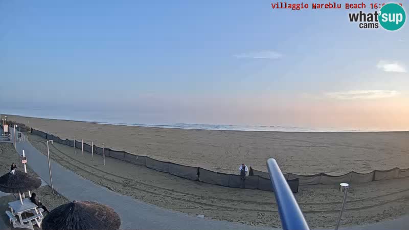 Der Strand Villaggio Mare Blu webcam Bibione Pineda – Italien