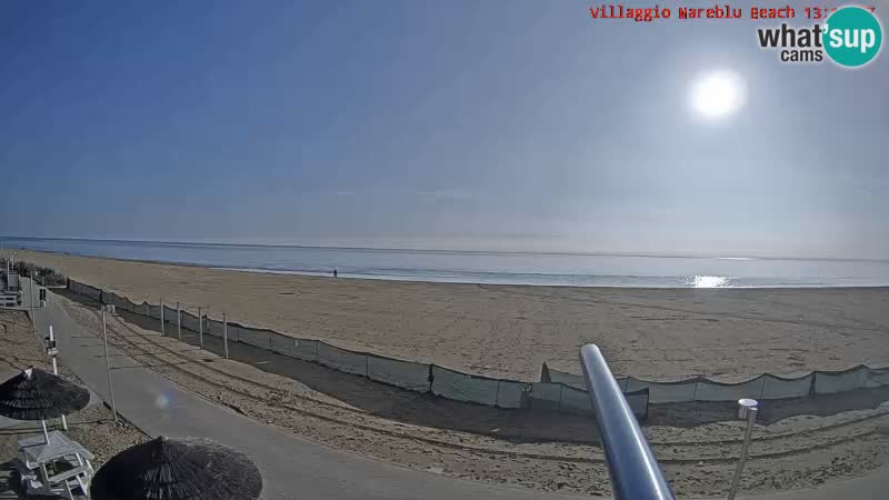 Web kamera uživo na plaži Villaggio Mare Blu Bibione Pineda – Italija