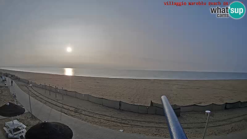 The beach Livecam Villaggio Mare Blu Bibione Pineda – Italy