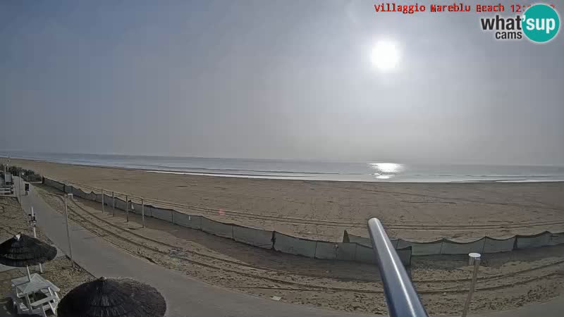 Der Strand Villaggio Mare Blu webcam Bibione Pineda – Italien