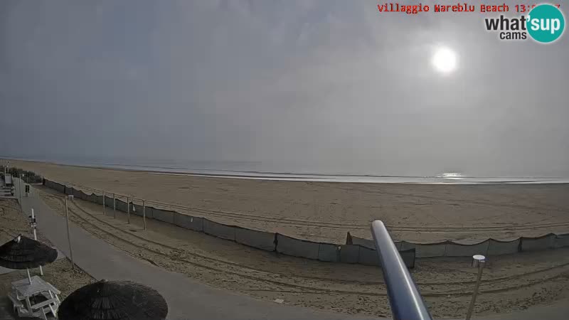 The beach Livecam Villaggio Mare Blu Bibione Pineda – Italy