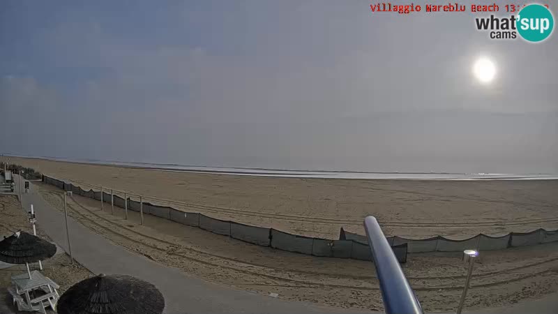 Spiaggia Webcam Villaggio Mare Blu Bibione Pineda