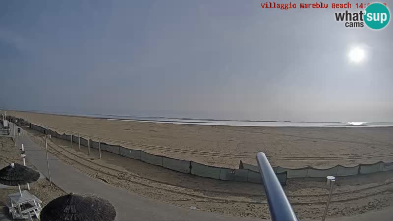 Web kamera uživo na plaži Villaggio Mare Blu Bibione Pineda – Italija