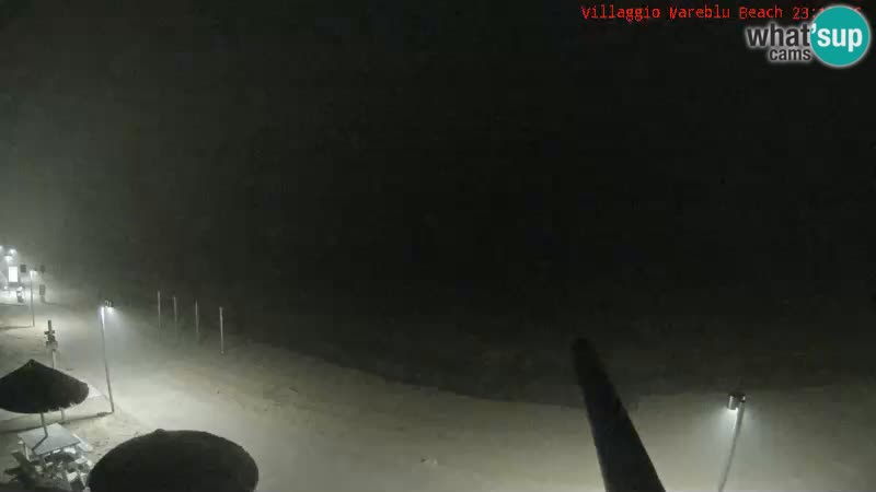 Spletna kamera na plaži v živo Villaggio Mare Blu Bibione Pineda – Italija