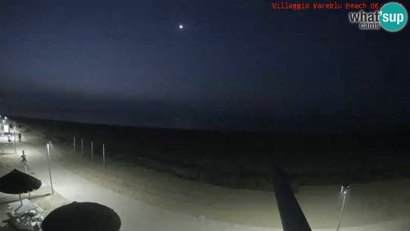Spiaggia Webcam Villaggio Mare Blu Bibione Pineda