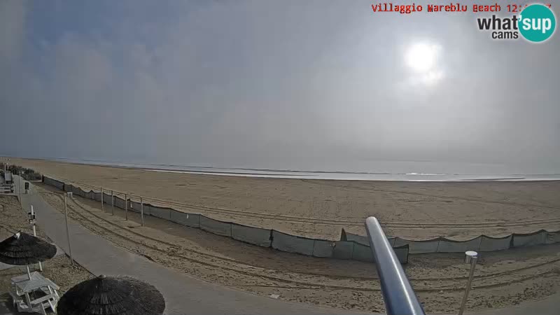 The beach Livecam Villaggio Mare Blu Bibione Pineda – Italy