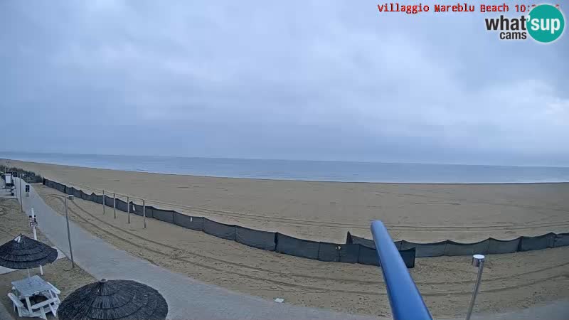 Web kamera uživo na plaži Villaggio Mare Blu Bibione Pineda – Italija