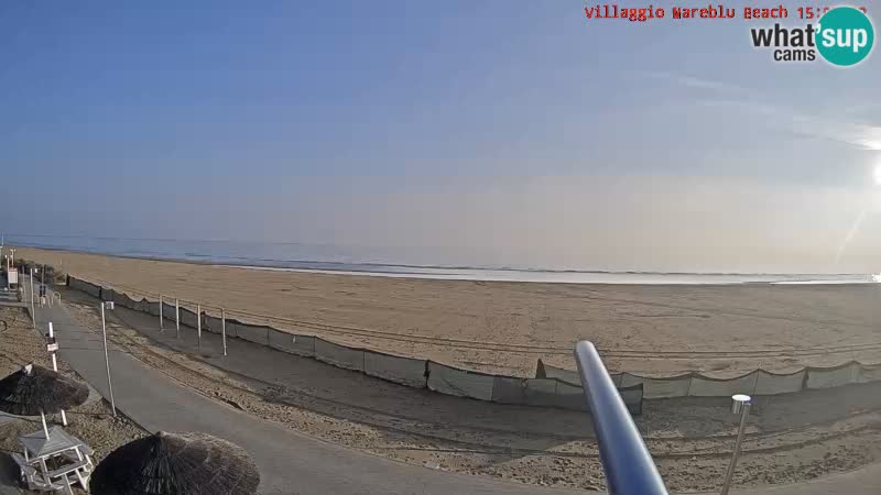 Web kamera uživo na plaži Villaggio Mare Blu Bibione Pineda – Italija