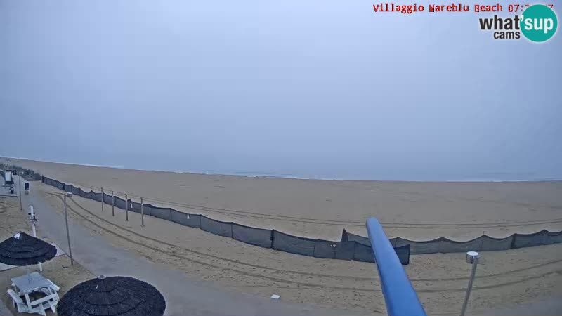 The beach Livecam Villaggio Mare Blu Bibione Pineda – Italy