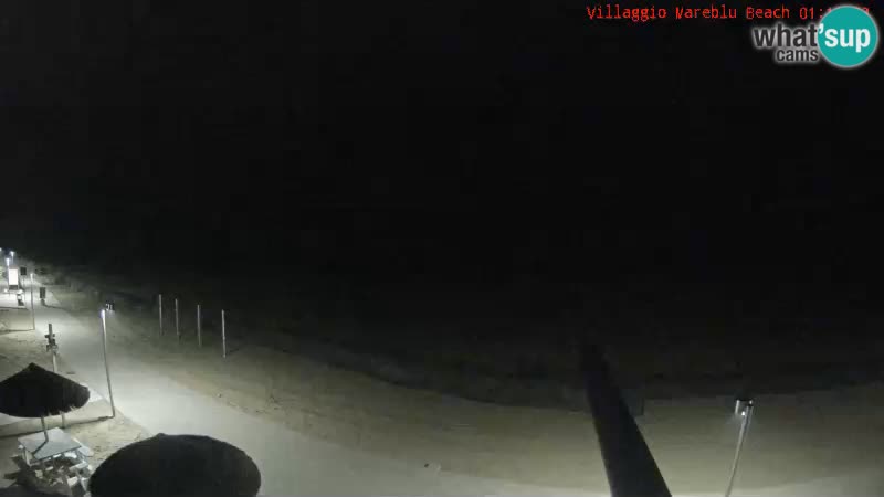 Webcam en direct de la plage Villaggio Mare Blu Bibione Pineda – Italie