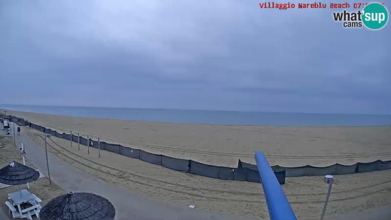 The beach Livecam Villaggio Mare Blu Bibione Pineda – Italy