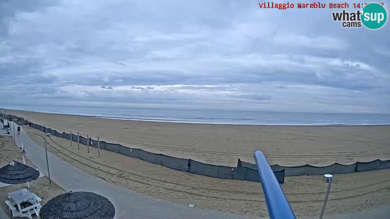The beach Livecam Villaggio Mare Blu Bibione Pineda – Italy