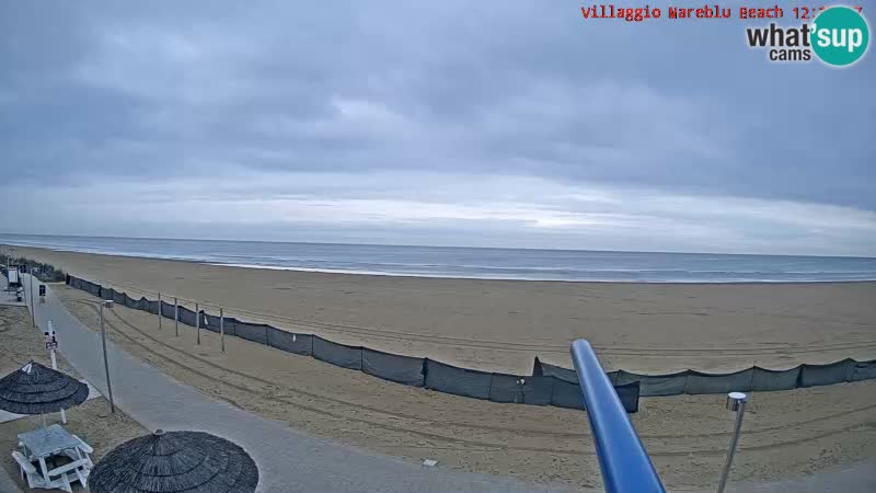 Spiaggia Webcam Villaggio Mare Blu Bibione Pineda