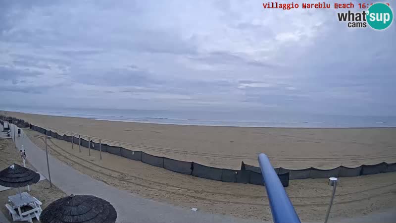 Web kamera uživo na plaži Villaggio Mare Blu Bibione Pineda – Italija