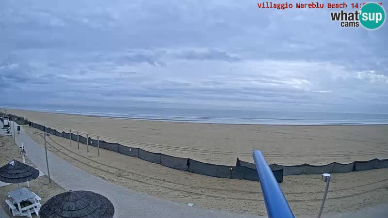 The beach Livecam Villaggio Mare Blu Bibione Pineda – Italy