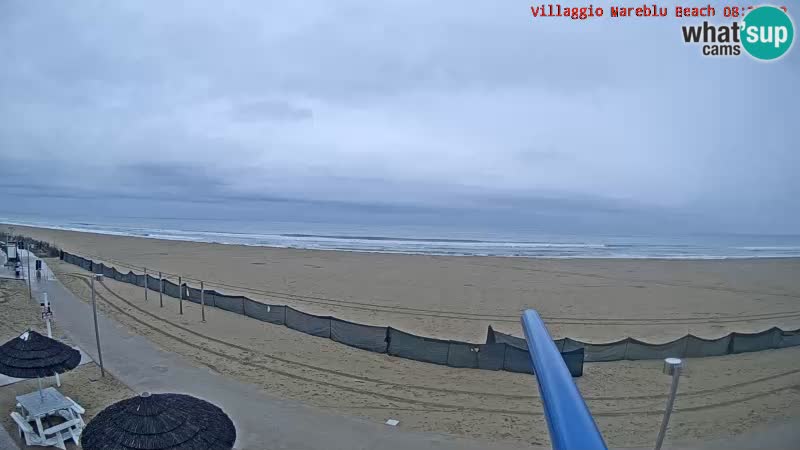 The beach Livecam Villaggio Mare Blu Bibione Pineda – Italy