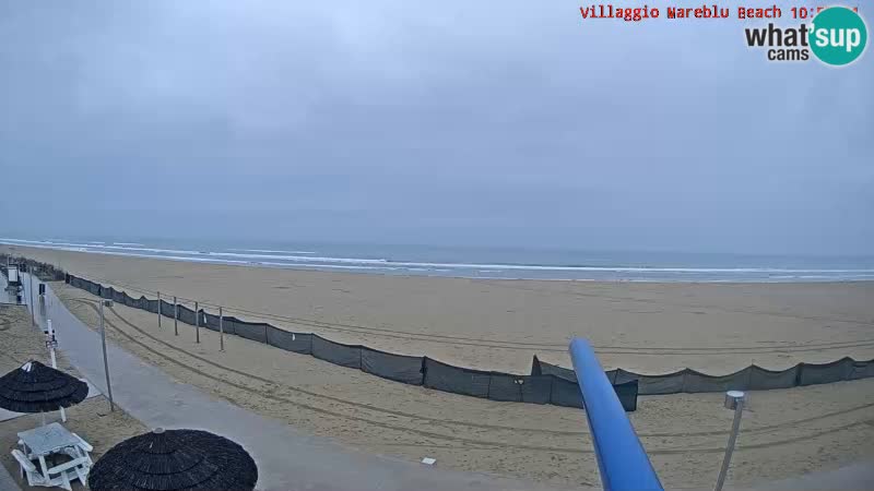 The beach Livecam Villaggio Mare Blu Bibione Pineda – Italy
