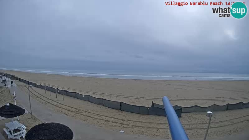 Playa webcam en vivo Villaggio Mare Blu Bibione Pineda – Italia