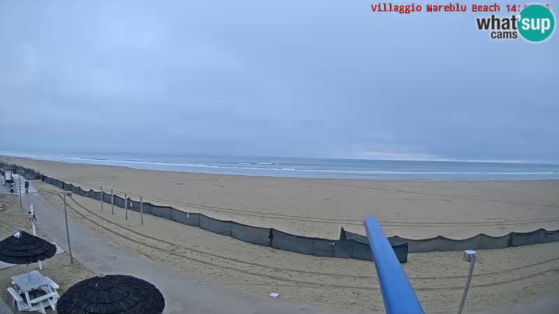 Der Strand Villaggio Mare Blu webcam Bibione Pineda – Italien