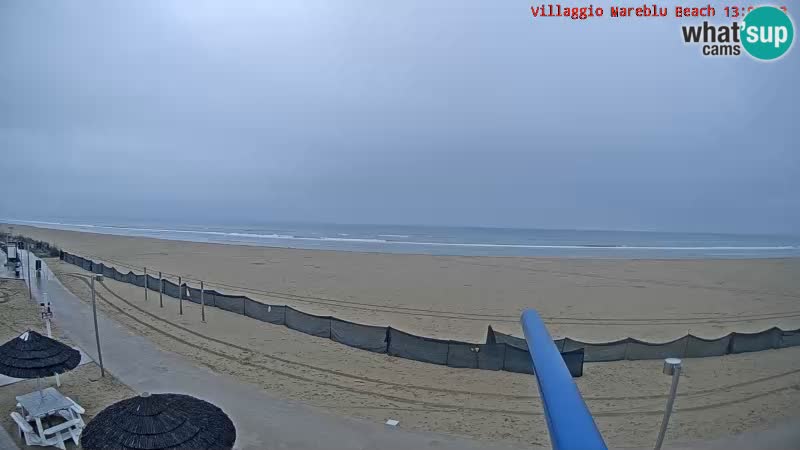 Der Strand Villaggio Mare Blu webcam Bibione Pineda – Italien