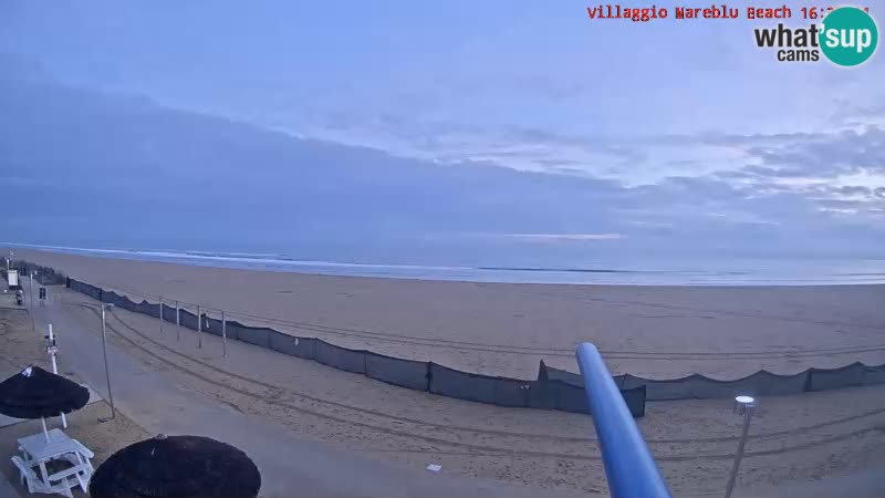 Web kamera uživo na plaži Villaggio Mare Blu Bibione Pineda – Italija