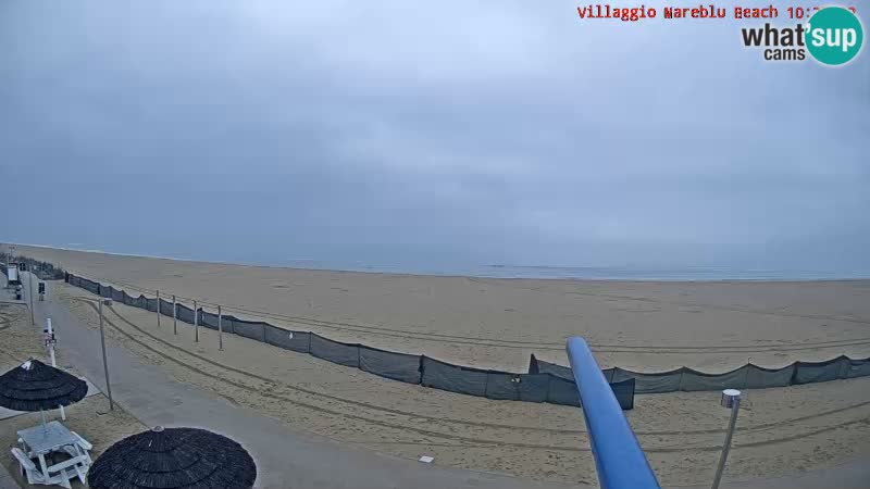 Playa webcam en vivo Villaggio Mare Blu Bibione Pineda – Italia