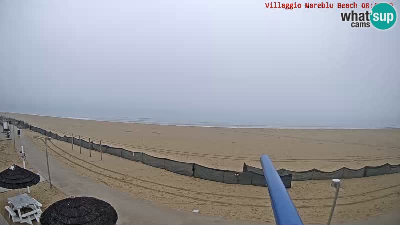 Web kamera uživo na plaži Villaggio Mare Blu Bibione Pineda – Italija