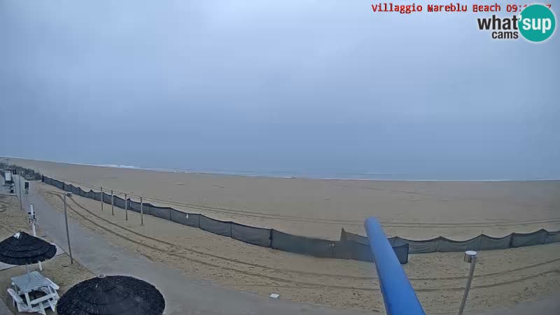 Playa webcam en vivo Villaggio Mare Blu Bibione Pineda – Italia