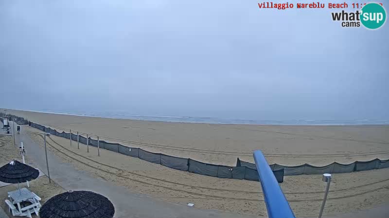 Spiaggia Webcam Villaggio Mare Blu Bibione Pineda