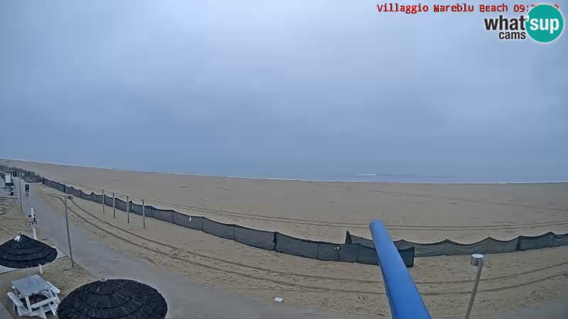 Spiaggia Webcam Villaggio Mare Blu Bibione Pineda