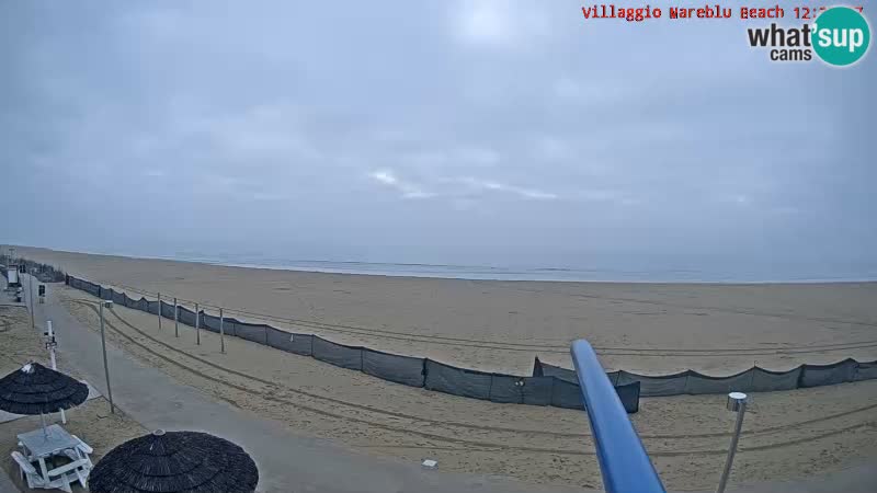 The beach Livecam Villaggio Mare Blu Bibione Pineda – Italy