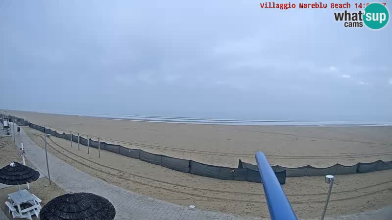 The beach Livecam Villaggio Mare Blu Bibione Pineda – Italy