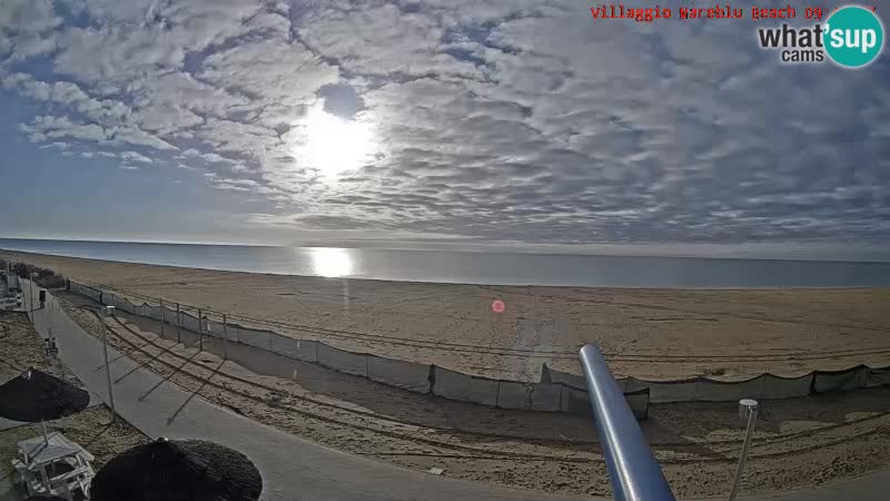 The beach Livecam Villaggio Mare Blu Bibione Pineda – Italy