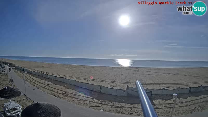 Der Strand Villaggio Mare Blu webcam Bibione Pineda – Italien