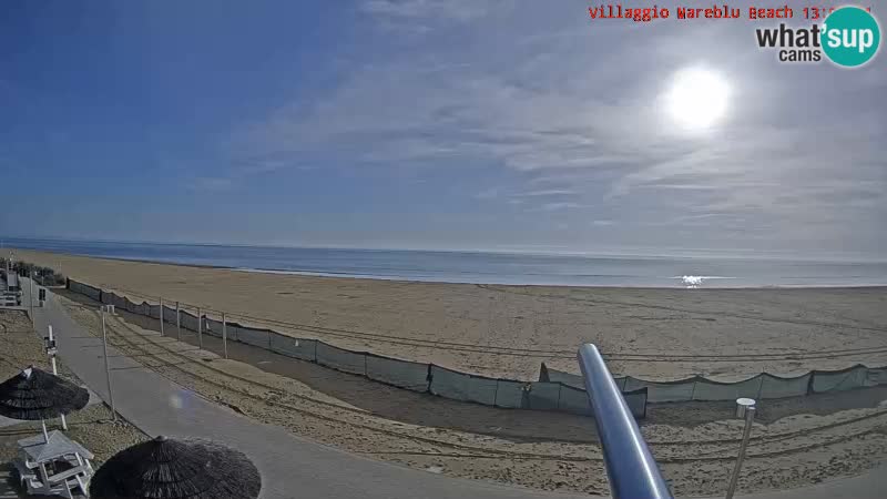 Der Strand Villaggio Mare Blu webcam Bibione Pineda – Italien