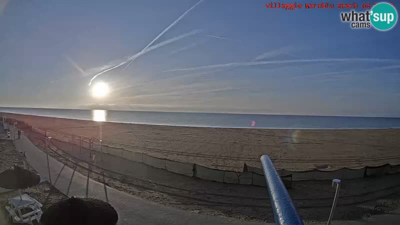 Der Strand Villaggio Mare Blu webcam Bibione Pineda – Italien