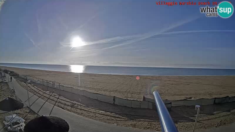 The beach Livecam Villaggio Mare Blu Bibione Pineda – Italy