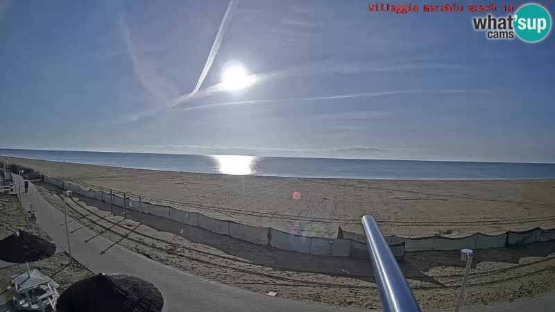 The beach Livecam Villaggio Mare Blu Bibione Pineda – Italy