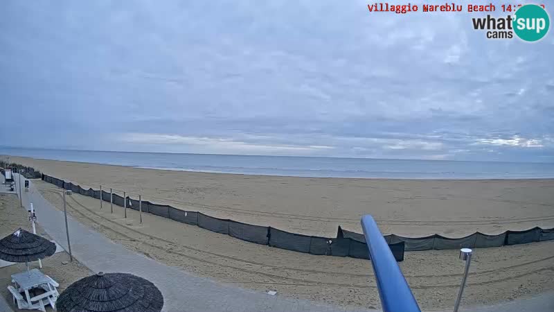 The beach Livecam Villaggio Mare Blu Bibione Pineda – Italy