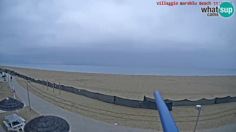 Web kamera uživo na plaži Villaggio Mare Blu Bibione Pineda – Italija