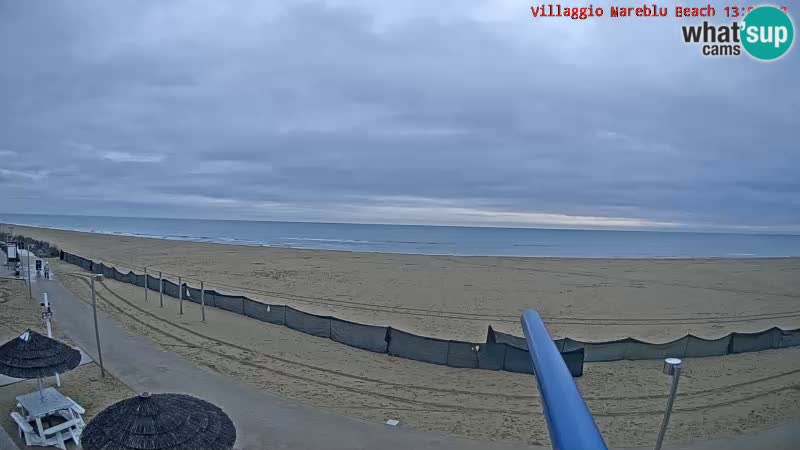 Web kamera uživo na plaži Villaggio Mare Blu Bibione Pineda – Italija