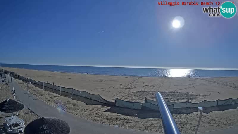 The beach Livecam Villaggio Mare Blu Bibione Pineda – Italy