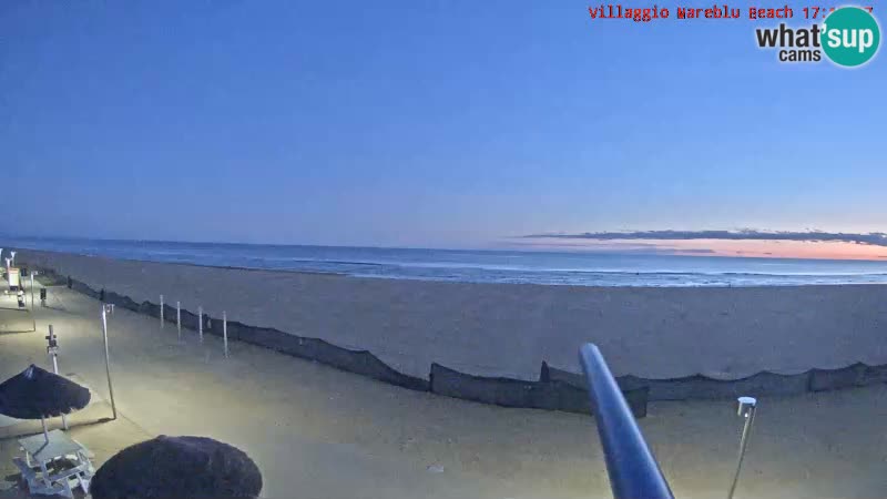 Web kamera uživo na plaži Villaggio Mare Blu Bibione Pineda – Italija