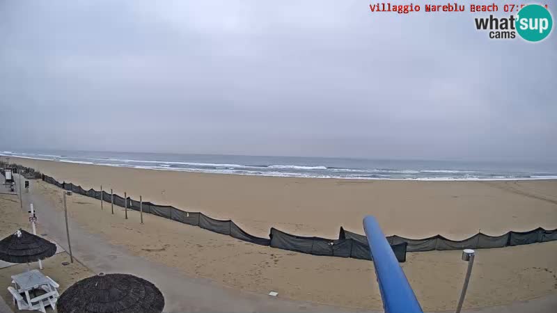 Web kamera uživo na plaži Villaggio Mare Blu Bibione Pineda – Italija