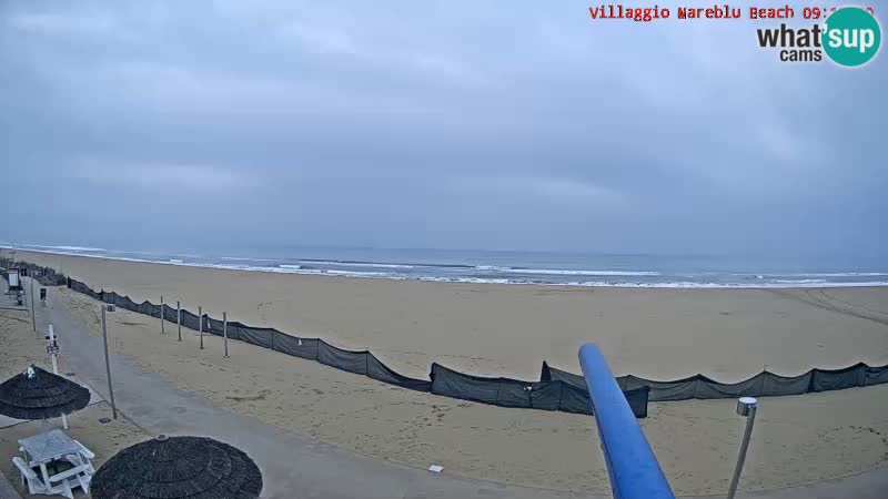 Spiaggia Webcam Villaggio Mare Blu Bibione Pineda