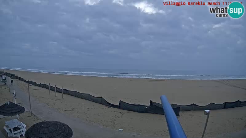 Spiaggia Webcam Villaggio Mare Blu Bibione Pineda
