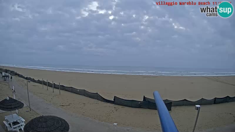 Spiaggia Webcam Villaggio Mare Blu Bibione Pineda